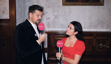 Michał Figurski podczas premiery autobiografii "Najsłodszy"