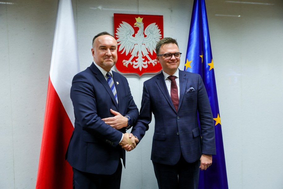 Michał Kobosko i Szymon Hołownia /Rafał Guz /PAP