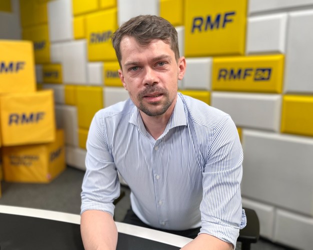 Michał Kołodziejczak, prezes AgroUnii /Piotr Szydłowski /RMF FM