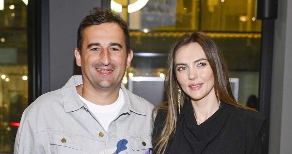 Michał Koterski i Marcela Leszczak /Kurnikowski /AKPA