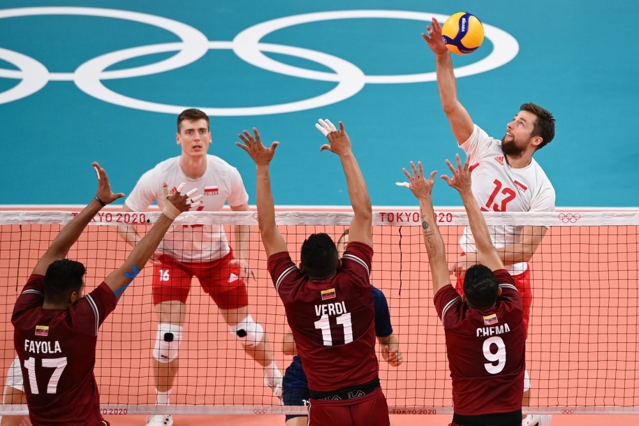 Michał Kubiak w ataku / 	Leszek Szymański    /PAP