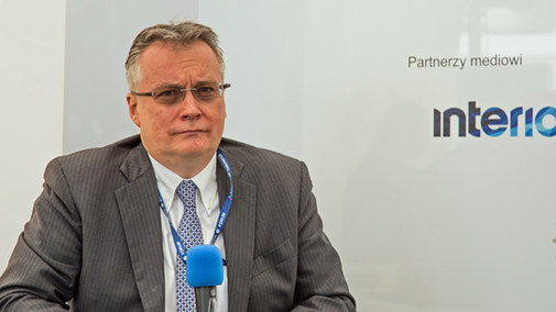 Michał Mrożek, prezes HSBC Bank Polska, w krynickim studiu Interii