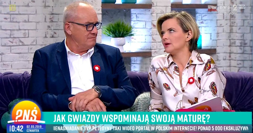 Michał Olszański i Monika Zamachowska /TVP /