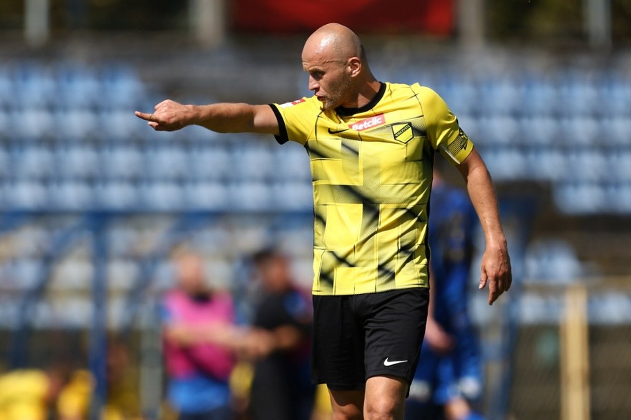 Michał Pazdan z Wieczystej Kraków /Piotr Matusewicz /East News