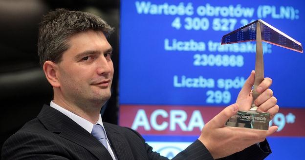 Michał Przyłęcki, prezes zarządu Acreo S.A. /PAP