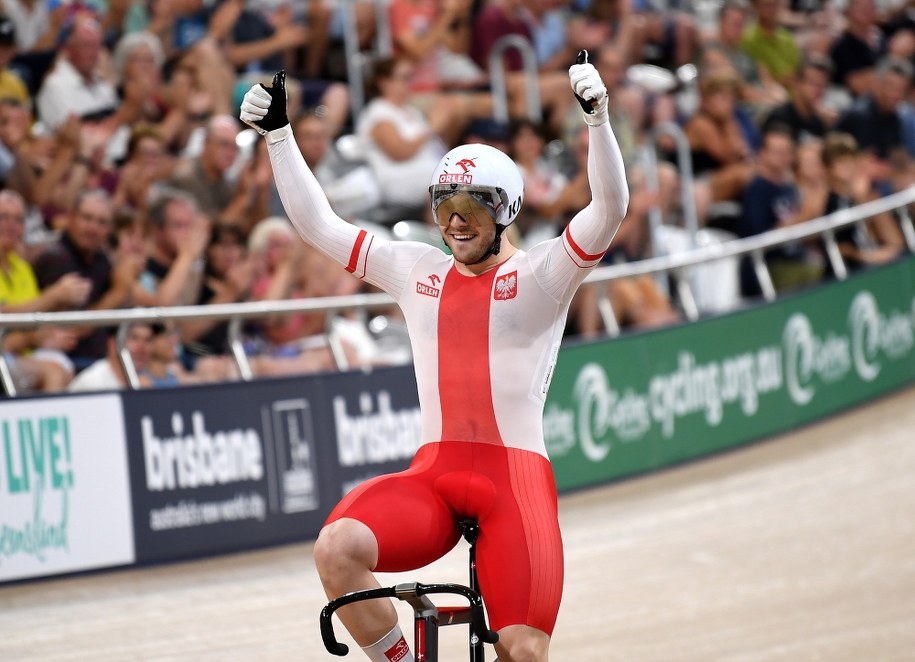 Michał Rudyk po zwycięstwie w Australii / 	DAN PELED /PAP/EPA