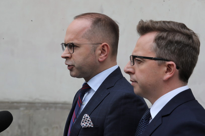 Michał Szczerba i Dariusz Joński. / 	Tomasz Gzell    /PAP