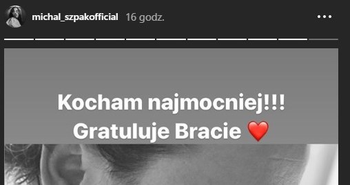 Michał Szpak pochwalił się na Instastory zdjęciem brata i jego córeczki Gai /Instagram/Michał Szpak /Instagram