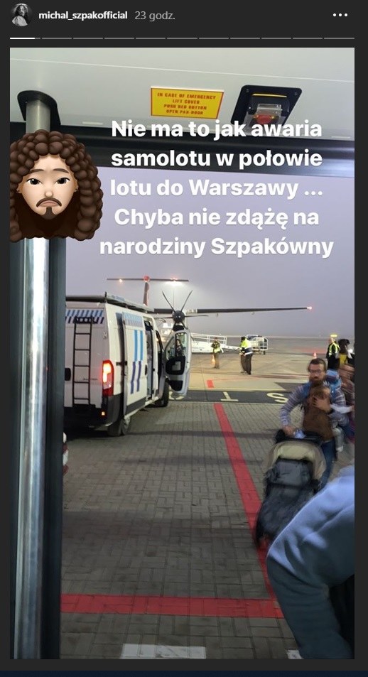 Michał Szpak relacjonował na swoim Instagramie całą podróż /Instagram/Michał Szpak /Instagram