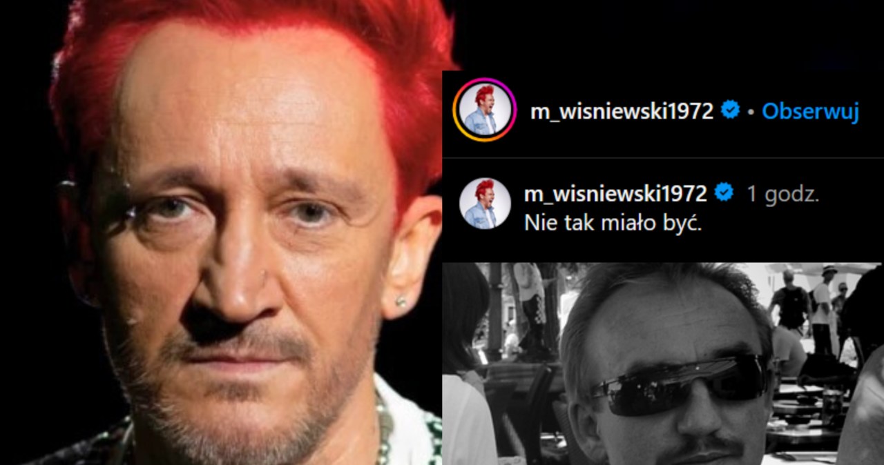 Michał Wiśniewski żegna przyjaciela /Instagram @m_wisniewski1972 /Instagram