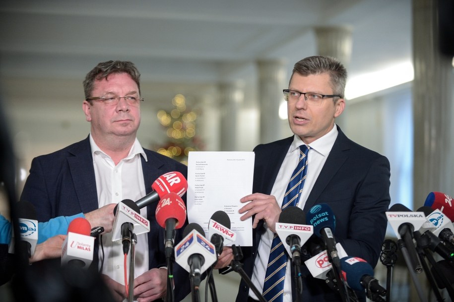 Michał Wójcik i Marcin Warchoł / 	Marcin Obara  /PAP