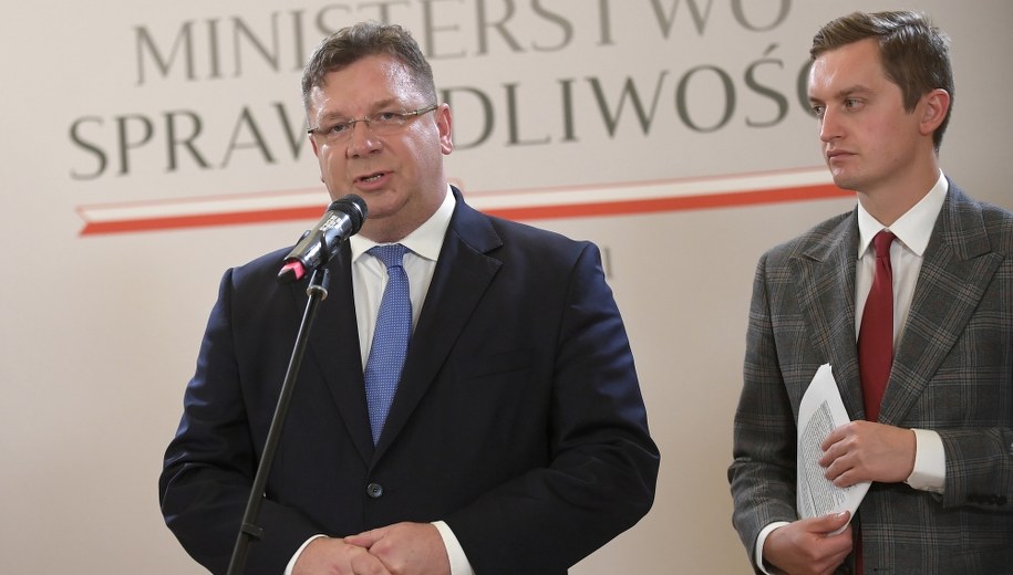 Michał Wójcik i Sebastian Kaleta / 	Marcin Obara  /PAP