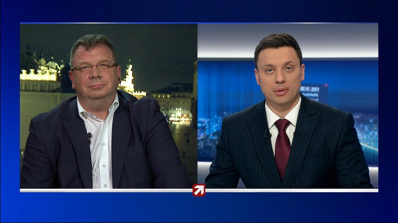 Michał Wójcik w "Gościu Wydarzeń" /Polsat News