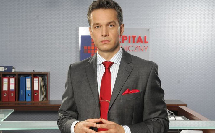 Michał Żeborwski w serialu "Na dobre i na złe" /  /TVP
