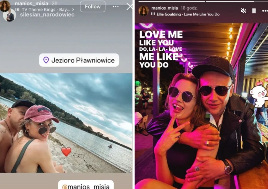 Michalina Manios i Dawid Szóstak, fot. manios_misia/Instagram /Instagram