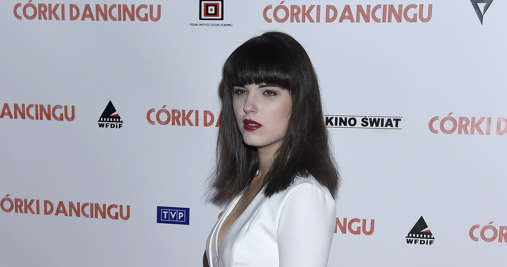 Michalina Olszańska na premierze filmu "Córki dancingu" /Kurnikowski /AKPA