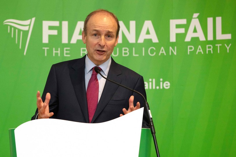 Micheál Martin, premier Irlandii /AFP
