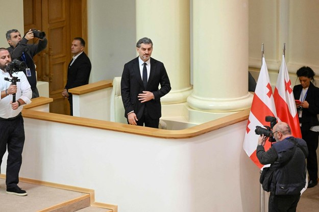 Micheil Kawelaszwili - nowy prezydent Gruzji /VANO SHLAMOV/AFP/East News /East News