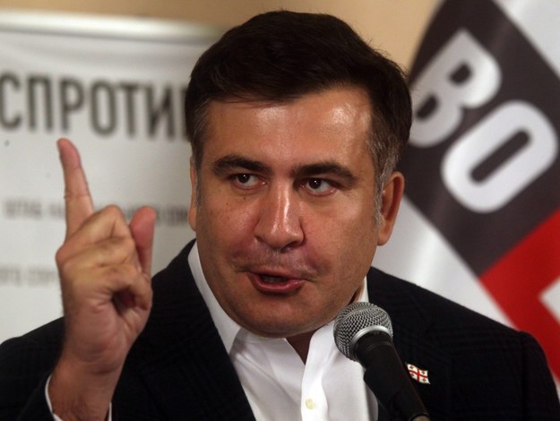 Micheil Saakaszwili /ZURAB KURTSIKIDZE /PAP/EPA