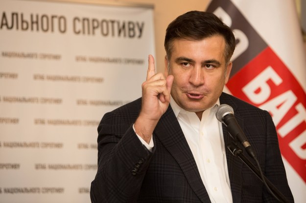 Micheil Saakaszwili /Jan A. Nicolas/DPA /PAP