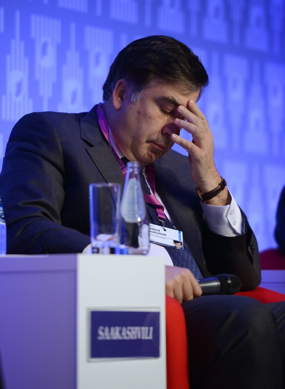Micheil Saakaszwili /Jacek Turczyk /PAP