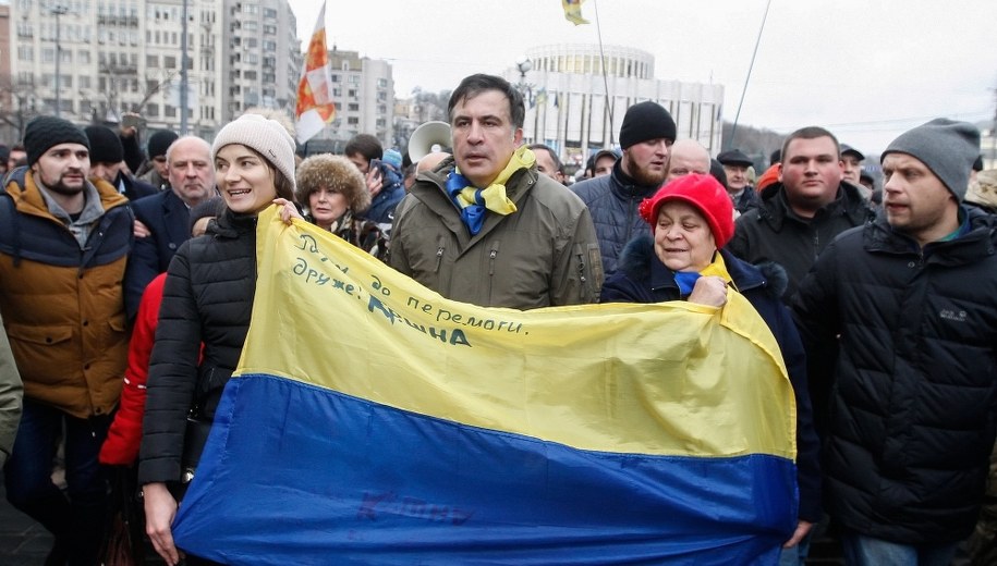 Micheil Saakaszwili /STEPAN FRANKO /PAP/EPA
