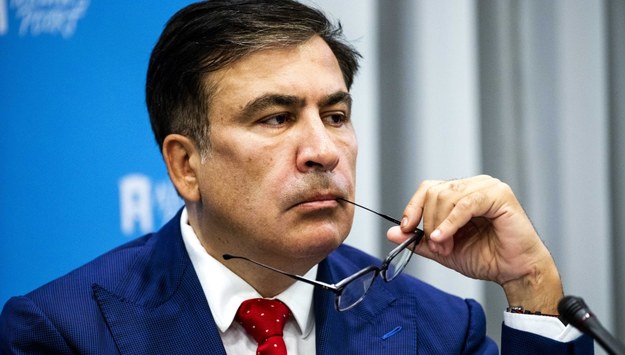 Micheil Saakaszwili / 	REMKO DE WAAL    /PAP/EPA