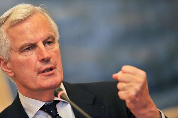 Michel Barnier, komisarz ds rynku wewnętrznego /AFP