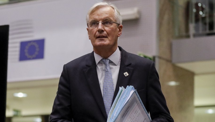 Michel Barnier /OLIVIER HOSLET / POOL /PAP/EPA