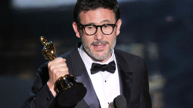 Michel Hazanavicius - reżyser zwycięskiego '"Artysty" - fot. Kevin Winter /Getty Images/Flash Press Media