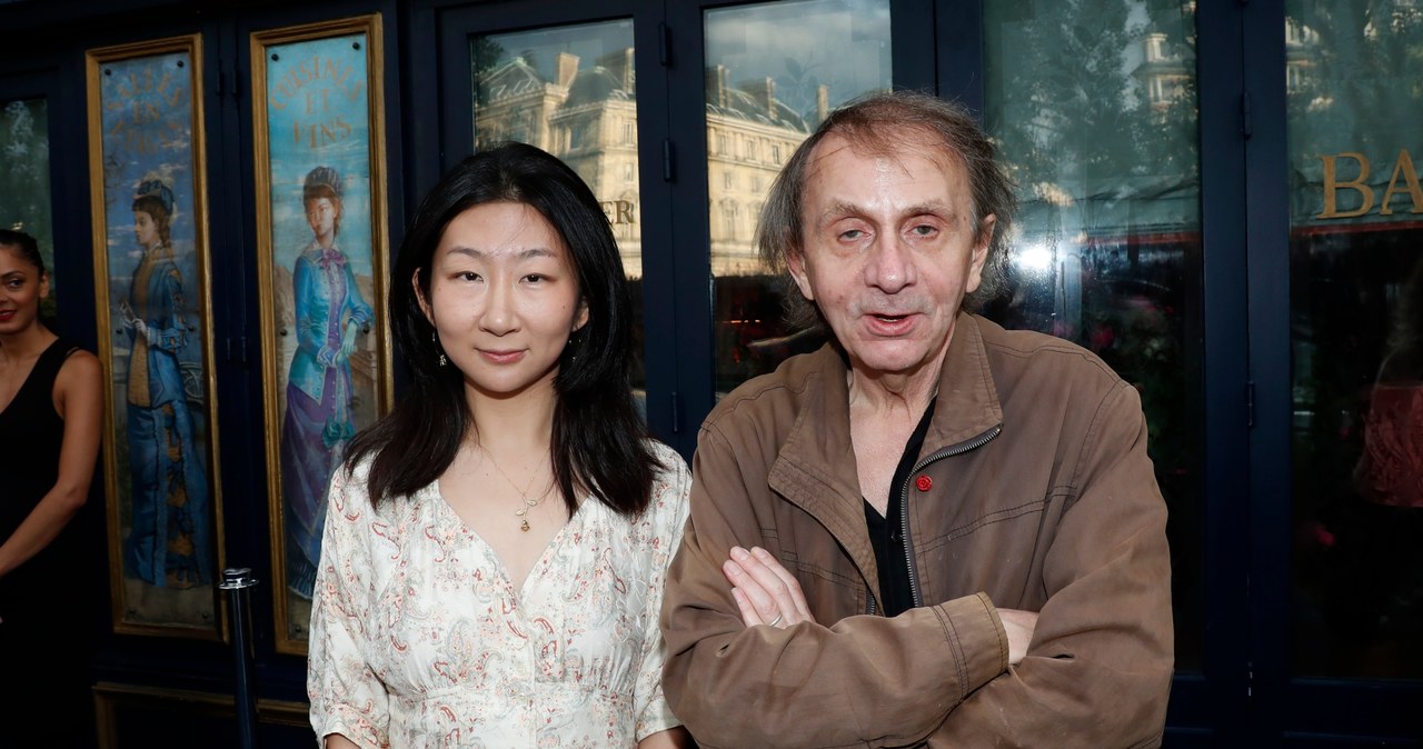 Michel Houellebecq i jego żona Qianyun Li /Bertrand Rindoff Petroff /Getty Images