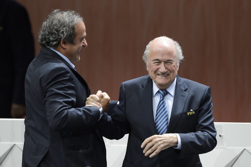Michel Platini i Sepp Blatter /AFP