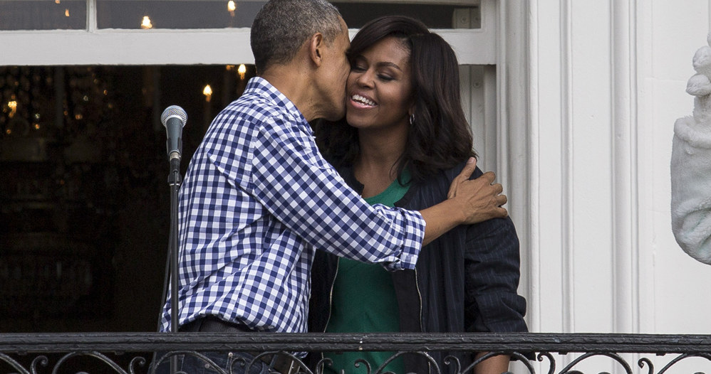 Michelle i Barack Obama wciąż zaskakują! /DREW ANGERER /Getty Images