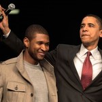 Michelle i Baracka Obama świętują urodziny Ushera