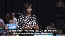 Michelle Obama po raz pierwszy wystąpiła z Hillary Clinton