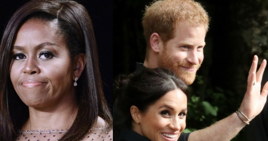 Michelle Obama wsparła Meghan i Harry'ego /EastNews /East News