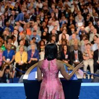 Wystąpienie popularnej First Lady zostało niezwykle gorąco przyjęte przez delegatów