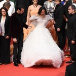 Michelle Rodriguez miała problem z poruszaniem się na czerwonym dywanie!