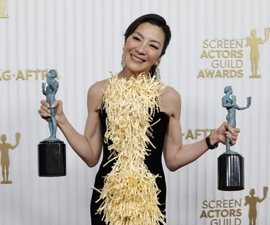 Michelle Yeoh najlepszą aktorką. "To dla każdej dziewczyny, która wygląda jak ja"