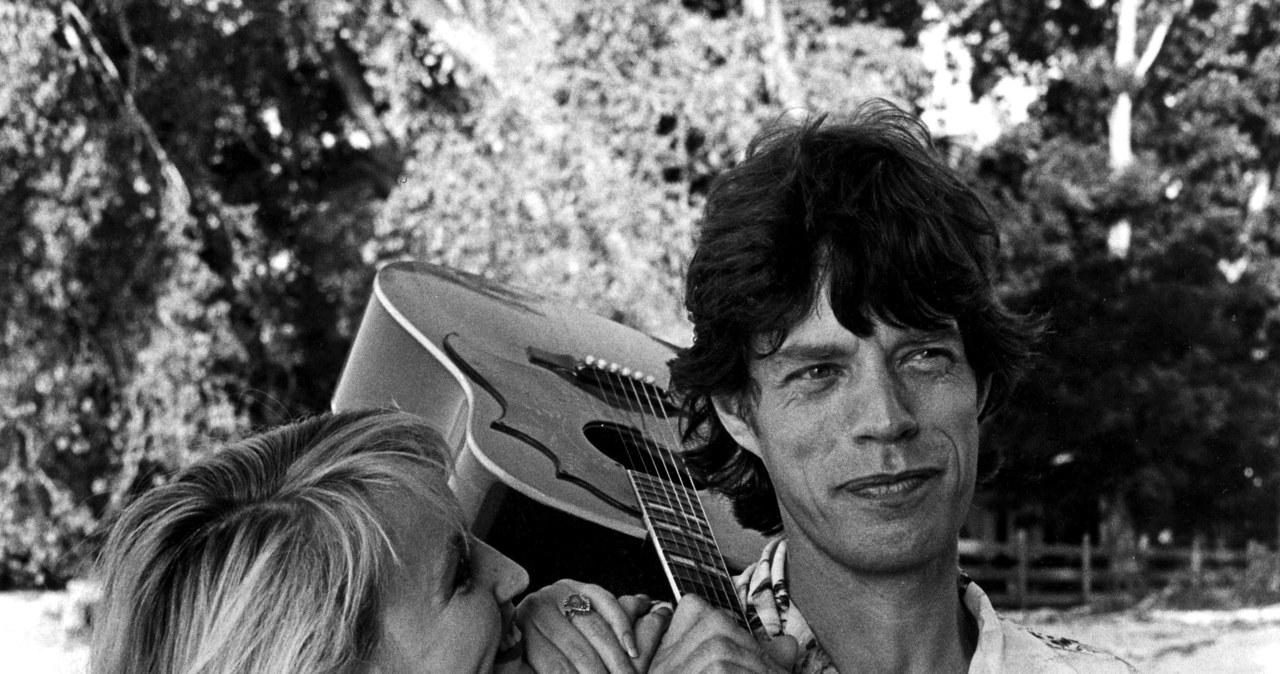 Mick Jagger i Jerry Hall w 1980 roku /TopFoto / Topfoto  /Agencja FORUM