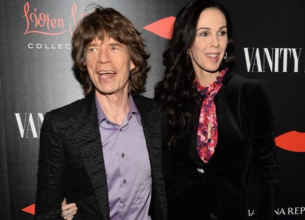 Mick Jagger i L'Wren Scott (fot. L'Wren Scott) /Getty Images/Flash Press Media