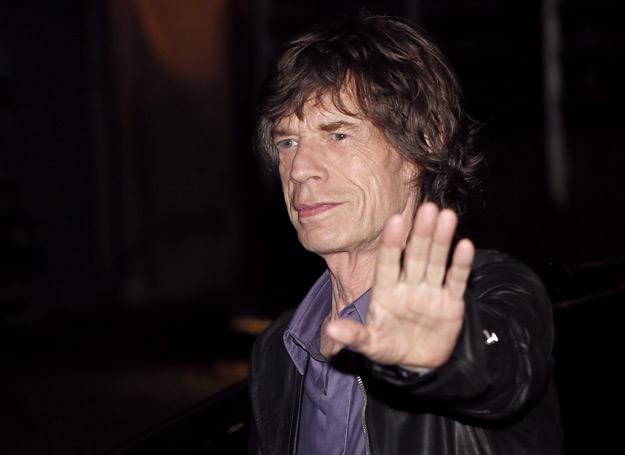 Mick Jagger (The Rolling Stones) przed koncertem w Paryżu /arch. AFP