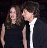 Mick Jagger z córką Elizabeth /poboczem.pl