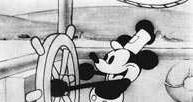 Mickey Mouse w filmie "Parowiec Willie", 1928 /Encyklopedia Internautica