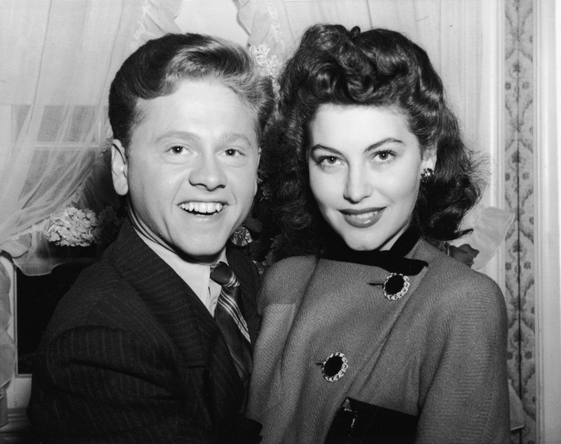 Mickey Rooney i Ava Gardner tuż po ślubie /Hulton Archive /Getty Images