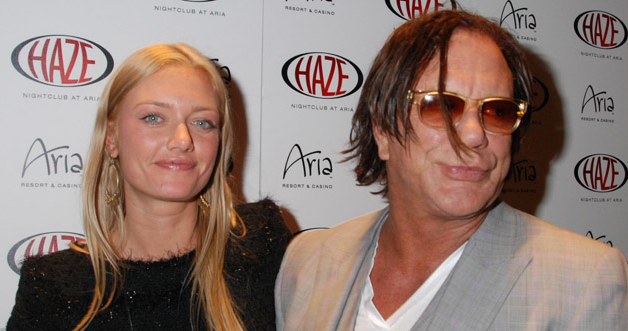 Mickey Rourke, Anastassija Makarenko &nbsp; /Splashnews