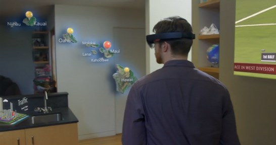 Microsoft HoloLens - czy tak będą wyglądały komputery jutra? /materiały prasowe