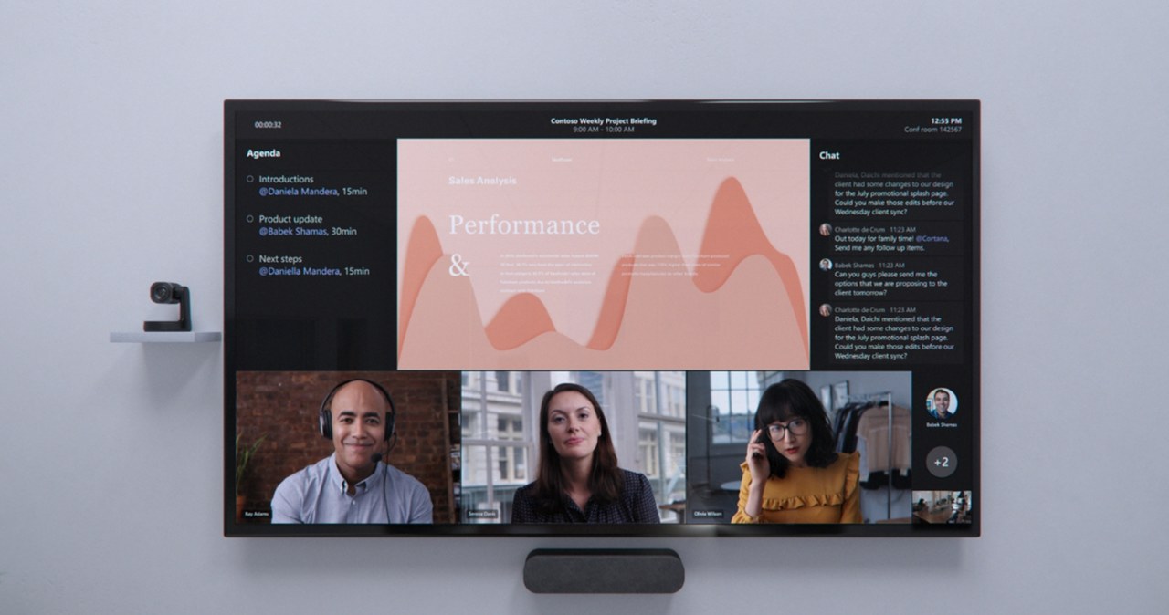 Microsoft Teams Rooms /materiały prasowe