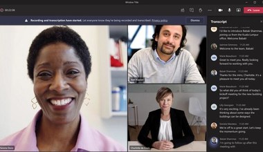 Microsoft Teams wprowadza transkrypcję na żywo