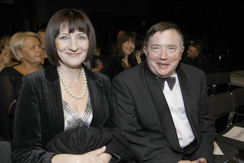 Mieczysław Hryniewicz z żoną Ewą Strebejko (2009 rok) /AKPA